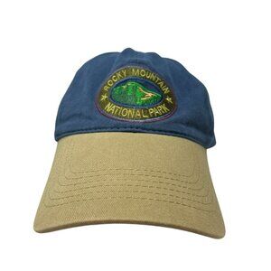 Rocky Mountain National Park Strapback Long Bill Baseball Hat Cap Dad US Retro